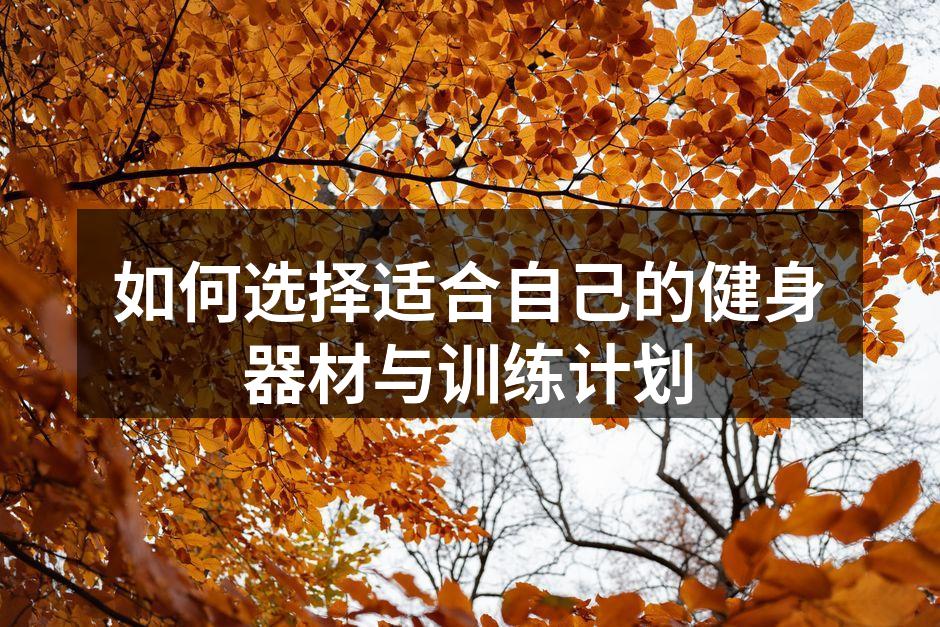 如何选择适合自己的健身器材与训练计划